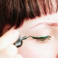 Eyeliner og maskara