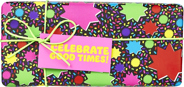 Celebrate good times! (gave)